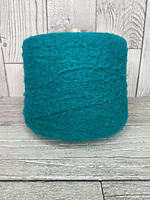 Пряжа Тедди 2 см Циан