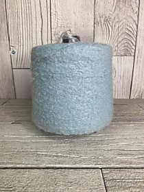 Пряжа Тедди 2 см Голубой