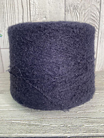 Пряжа Тедди 2 см Иссиня-черный