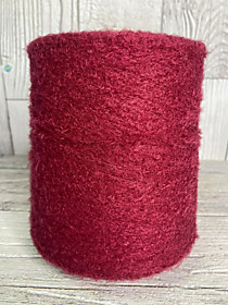 Пряжа Тедди 2 см Малиновый