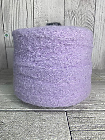 Пряжа Тедди 2 см Светло-сиреневый