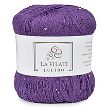 LA FILATI LUCIDO Хлопок с микропайетками Лаванда