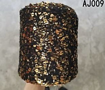 Королевские пайетки. (КОПИЯ LUSTROSA) Золото на черном