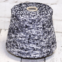 Пряжа фасонная FIL PA/SUPERMAN 600 Черно-белые секции