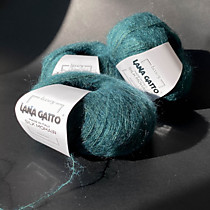 Silk Mohair LANA GATTO Темно-зеленый