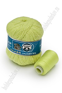 Пряжа Пух норки (синяя этикетка) Лимонный