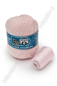 Пряжа Пух норки (синяя этикетка) Нежно-розовый