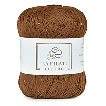 LA FILATI LUCIDO Хлопок с микропайетками Бронзовый