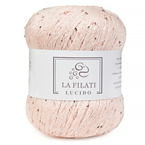 LA FILATI LUCIDO Хлопок с микропайетками Светлый персик