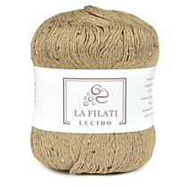 LA FILATI LUCIDO Хлопок с микропайетками Верблюжий