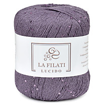 LA FILATI LUCIDO Хлопок с микропайетками Лиловый