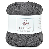 LA FILATI LUCIDO Хлопок с микропайетками Серый